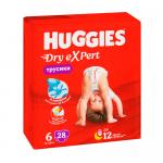 Трусики-подгузники Huggies Dry Expert размер 6 XXL 15-25 кг 28 шт