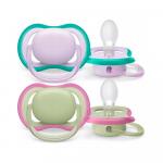 Пустышки Philips Avent Ultra Airортодонтические SCF085/24 0-6м 2 шт