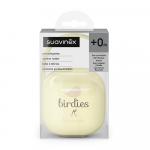 Футляр для пустышки Suavinex Birdies бежевый