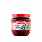 Пюре Semper, яблоко и черника, 125 гр