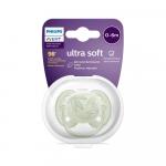 Пустышка Philips Avent силиконовая ultra soft 0-6м+ 1 шт