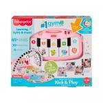Развивающий коврик Fisher Price Нажимай и играй Mattel розовый