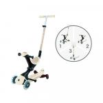 Трёхколесный самокат Globber Go Deluxe LIGHTS ECOLOGIC 360 ° TAUPE/DARK TAUPE