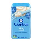 Каша Gerber рисовая 6м+ 227 гр