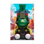 Конструктор Ретро поезд с железной дорогой, 732 детали FC1703