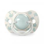 Пустышка Suavinex Birdies зеленая 6-18м 2шт