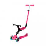 Трёхколесный самокат Globber Go Up Active Lights Fuchsia