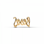 Besos 14k gold-plated charm