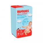 Подгузники Huggies Ultra Comfort для мальчиков размер 4 8-14 кг 19 шт