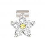 SEIMIA ed, FLORA in 925 sterling silver and cz (LARGE FLOWERS) (000_WHITE)