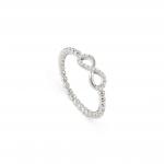 LOVECLOUD ring in 925 sterling silver and cz (006_Infinity Silver-006_Size 15)