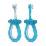 Зубная щетка Suavinex синяя 0-2 года