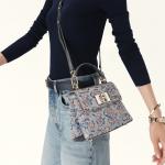 FURLA 1927 MINI TOP HANDLE - TESSUTO JACQUARD OPERA