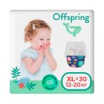 Offspring трусики-подгузники  XL 12-20 кг, 30 шт  расцветка Рыбки