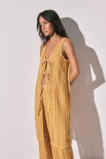 PM BW CROCHET TUNIC OL