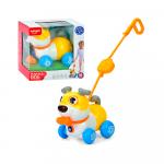 Музыкальная игрушка-каталка собака Huanger на поводке