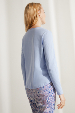 WOMEN KNITTED PYJAMA BLOUSE