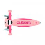 Трёхколесный самокат Globber Go Deluxe Flash Lights Pastel Pink