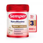 Молочная смесь Semper НутраМаксима Эксклюзив 12м+ 800гр