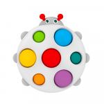 Детская развивающая силиконовая доска Huanger Божья коровка HE0191