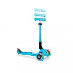 Трёхколесный самокат Globber Junior Foldable Fantasy Lights Pastel Blue