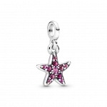 Шарм-подвеска Моя розовая морская звезда