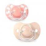 Пустышка Suavinex Wild розовая 6-18м 2шт