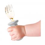 Набор приборов для кормления HEORSHE ложка вилка белый