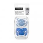 Пустышка Suavinex Wild  голубая 6-18м 2шт