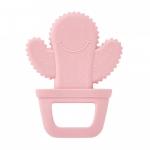 Прорезыватель для зубов кактус Babyjem розовый