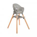 Стульчик для кормления 6в1 KikkaBoo Woody Grey