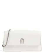 FURLA DIAMANTE MINI CROSSBODY CLUTCH - VERNICE SINTETICA PERLATA