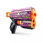 Быстрострельный бластер Zuru X-SHOT Skins Flux Crucifer 8 патронов