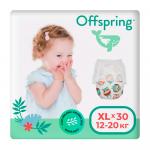 Трусики-подгузники Offspring Сова размер XL 12-20 кг 30 шт