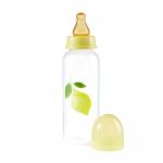 Бутылочка для кормления HAPPY BABY lemon с латексной соской 0м+ 250 мл