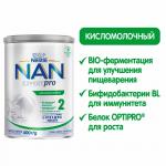 Сухая молочная смесь NAN Кисломолочный 2 6м+ 400 гр