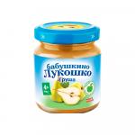 Пюре Бабушкино лукошко из груш 4м+ 100 гр