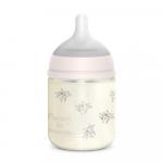 Бутылочка стеклянная Suavinex Poetry розовая 120мл