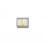 COMPOSABLE Classic ZODIAC in stainless steel with 18k gold (Virgo)