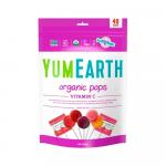 Органические леденцы YumEarth с витамином C ассорти 40 леденцов в индивидуальной упаковке 248 г