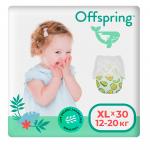 Трусики-подгузники Offspring Авокадо размер XL 12-20 кг 30 шт