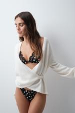 DOT MIC.PRINT ST BLACK