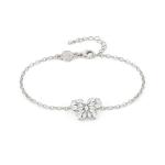 RAYOFLIGHT bracelet in 925 sterling silver and cubic zirconia (Butterfly)