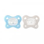 Пустышка Chicco PhysioForma Dual Soft силиконовая голубая 2-6м 2 шт