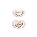 Пустышка Canpol Babies Royal baby силиконовая симметричная 0-6м+ 2 шт