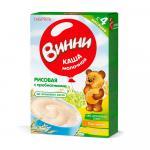 Каша Винни молочная рисовая с пребиотиками 4м+ 200 гр