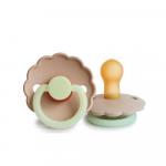 Пустышка Frigg Daisy Latex Croissant Night 6-18м+