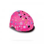 Шлем Globber Helmet Elite Lights Deep Pink Flowers 48-53 см