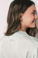 ST SATIN GRE ROBE FR