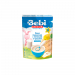 Каша BEBI молочная, пшеничная, печенье с грушей, 200 гр